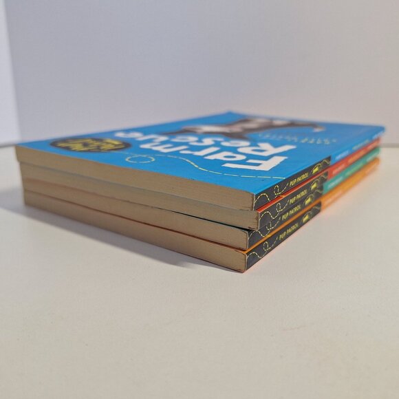 4 Pup Patrol Book Lot Darrel & Sally Odgers Farm Bush Storm & Outback Rescue - Picture 6 of 6